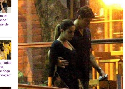 Recém-separada, Cleo Pires é flagrada de chamego com ator